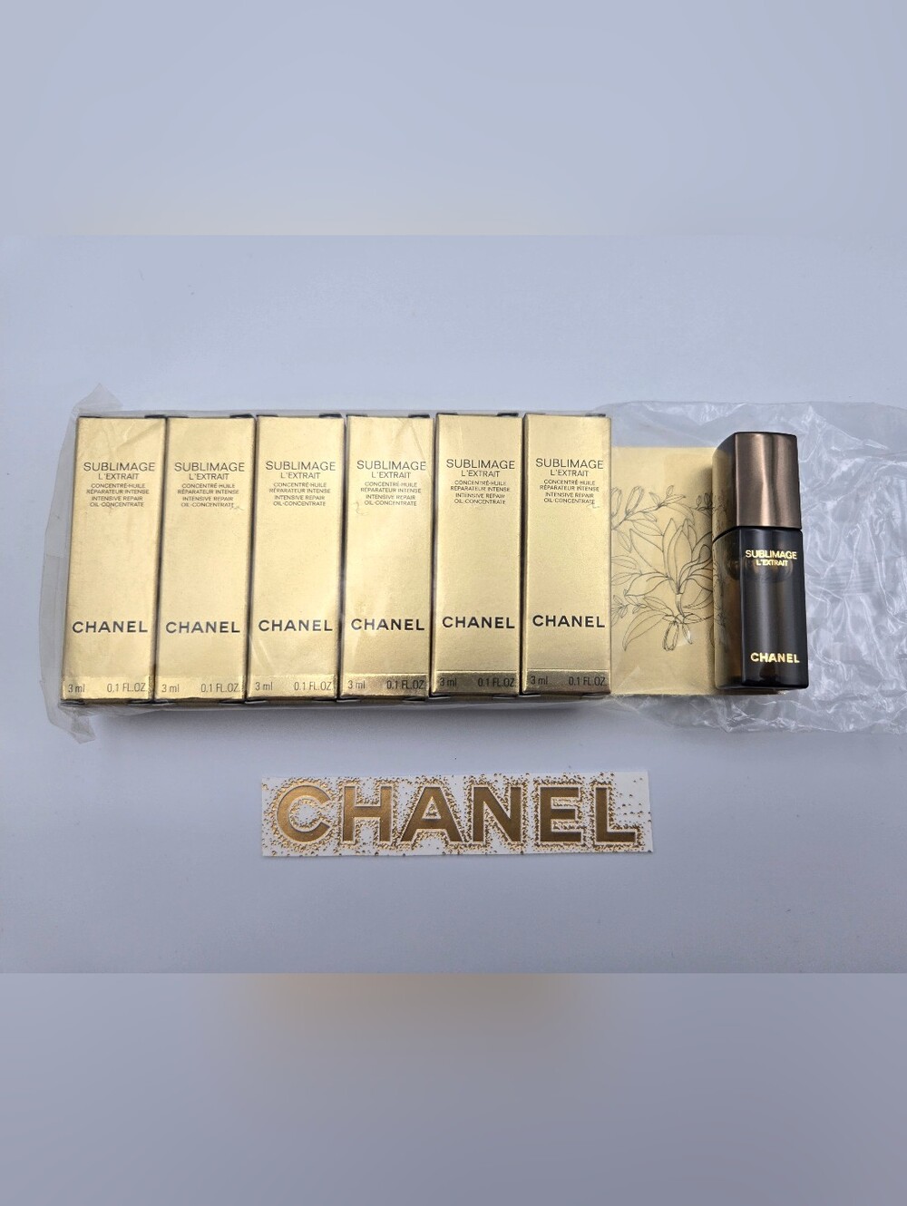 6xCHANEL VALUE $815 SUBLIMAGE L'EXTRAIT REPAIR OIL CONCENTRATE Total 18ml Sealed